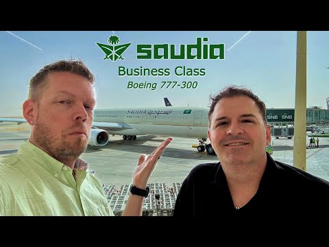 We're Flying Saudia Business Class from JFK to Riyadh on the Boeing 777-300