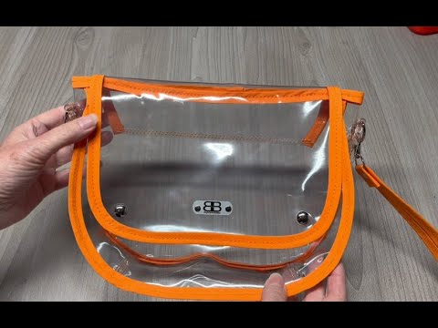 Bag Making With A 1341 Cylinder Arm Using Clear Vinyl The Almendra Bag by Shamballa Bags Designs