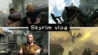 【skyrim vlog】異世界で目覚めた会社員のリアルな日常【スカイリム】