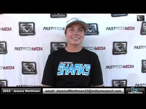 2022 Jessica Werthman committed NYU Pitcher and First Base Softball Skills Video - SJ Lady Sharks
