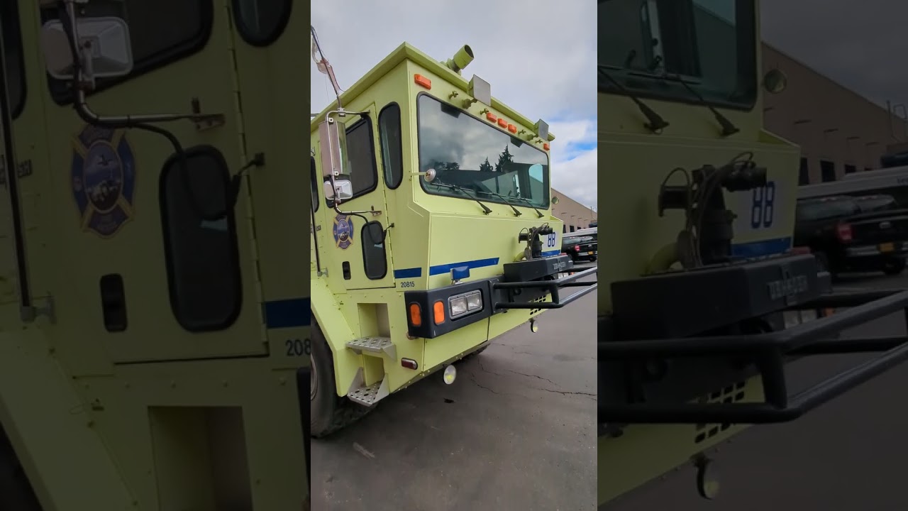 1993 Oshkosh TB-3000 Airport Fire Truck | GovDeals | Auto-Schutzhüllen