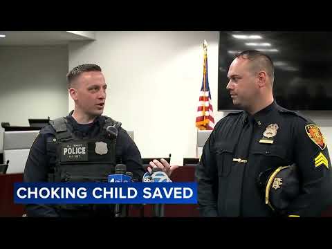 Video captures NJ Transit police officers saving life of choking 3-year-old in Trenton