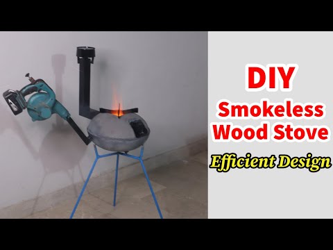 DIY Smokeless Wood Stove