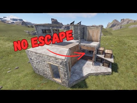 LURING PLAYERS into my 200IQ TRAP BASE - rust
