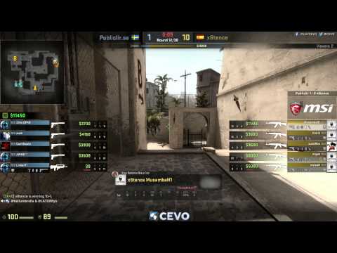 Publiclir vs x6tence Game 2 (CEVO-P CS:GO Season 7) - Helium & LATORR