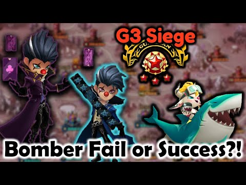 G3 Siege LIVE! Will bombers fail or succeed?! Vs Teikou & Yggdrasil Summoners War