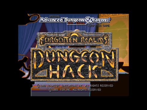 Dungeon Hack - Let's Play - 1993 DOS Long Play Easy Mode with "Character Death Permanent"