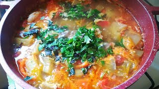 Вкусный постный суп с баклажанами в мультиварке. Простой пошаговый видео рецепт