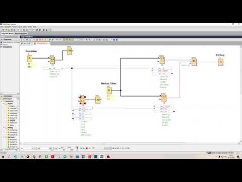 Siemens Logo Temperatur Regelung mit Sollwertverschiebung über Raumtemperatur