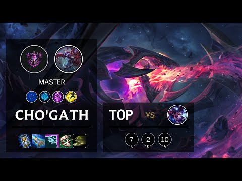 Cho'Gath Top vs Vayne - EUW Master Patch 10.16