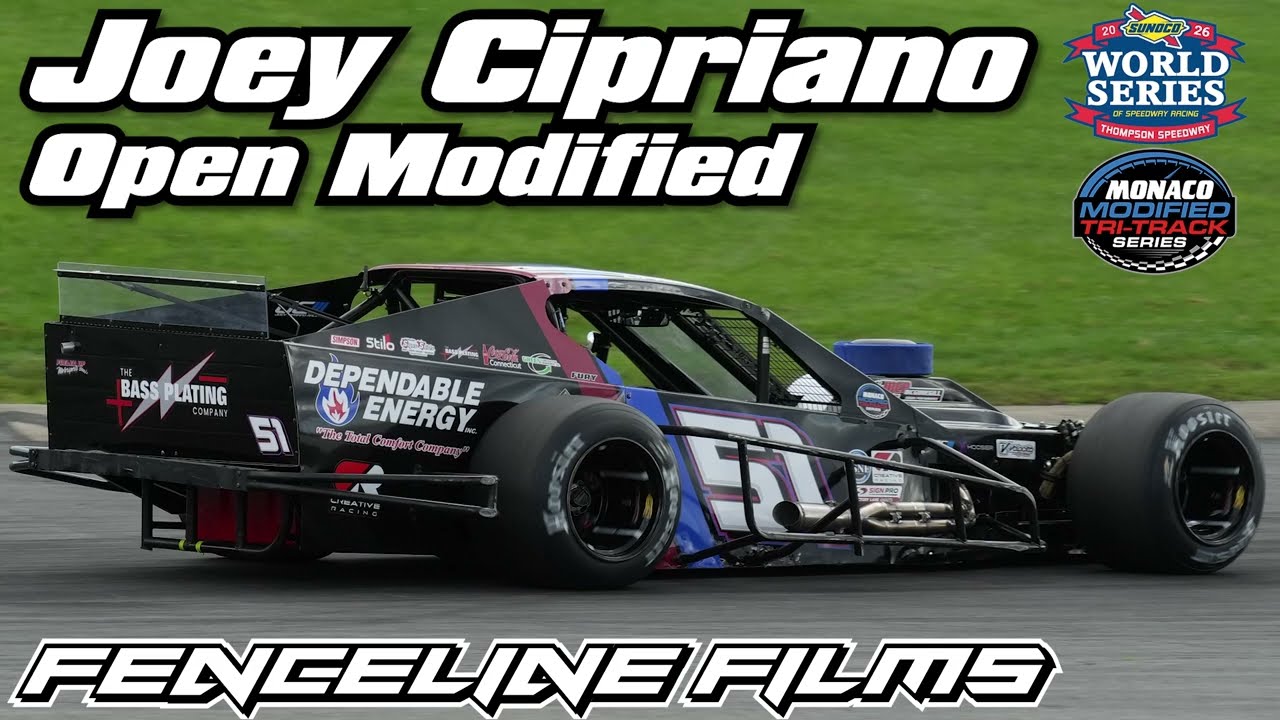 Joey Cipriano Monaco Tri Track Modified Thompson Speedway World Series 2026