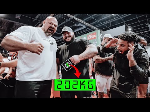 TESTING PEOPLE'S GRIP AT THE MR. OLYMPIA | GYM REAPER