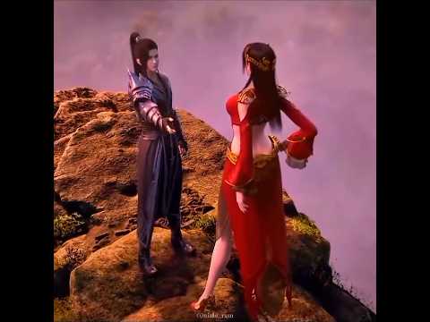 Cute Love '🥰' Scene Queen Medusa And Xiao Yan |battle through the heavens|#btth #queenmedusa