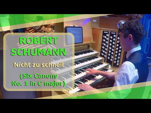 Robert Schumann - Nicht zu schnell (Canon No. 1 in C major) - Ben Bloor