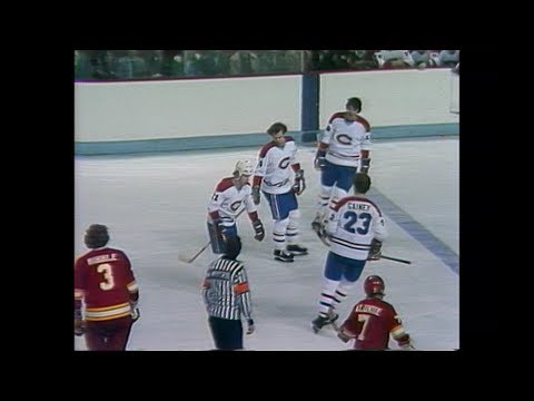 1978-79 Atlanta Flames blowout loss vs Canadiens