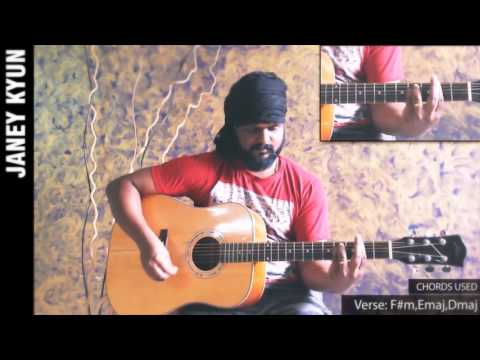 Janey Kyun: Acoustic guitar lesson by Roney Maben (AYE KHUDA) - Joshua Generation