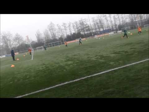 AZ voetbalschool 24-01-2016 -  Mats Nijman (2008) - VV UNO