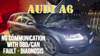 Audi A6 (2011) - No Communication With OBD/CAN Bus Fault - Diagnosis