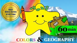 60 minutes! COLORS & WORLD ANIMALS ★ Best Educational Learning Songs ★ Nursery Babies Toddlers Kids