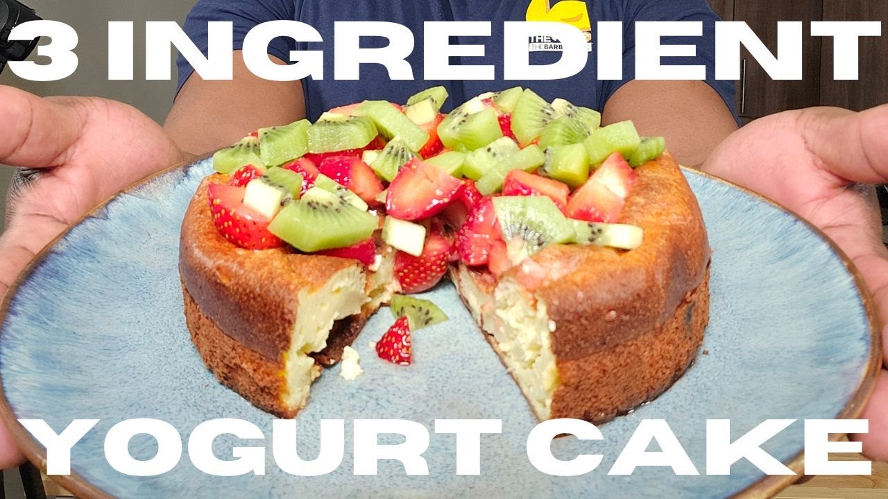 3-Ingredient Yoghurt Cake!