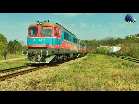 LDE2100 60-1549-4 & 60-0727-7 & Marfar GFR Freight Train in Oradea - 25 April 2020