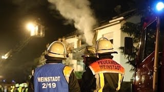 preview picture of video 'Explosion im Trappeler 29.03.2014 - Feuerwehr im Einsatz - Brandstiftung'