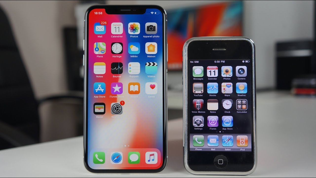 iPhone X VS iPhone 1