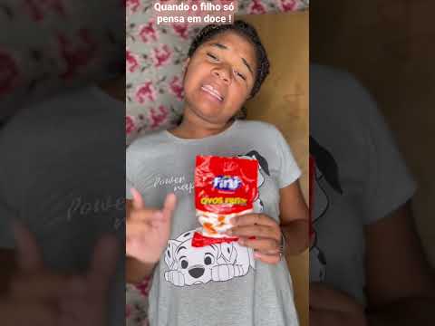 Quando o filho só pensa em doce! #comedia #maeefilha #viralvideos