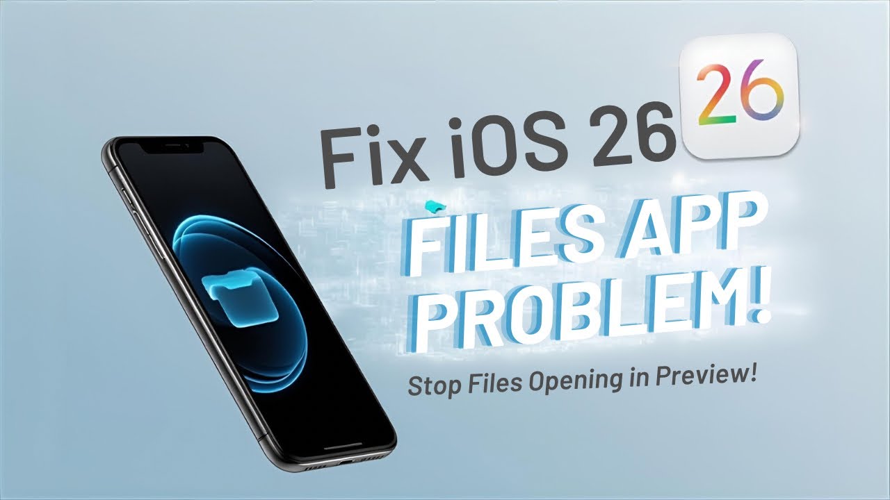 Fix iPhone Files Opening in Preview App After iOS 26 Update! 📂