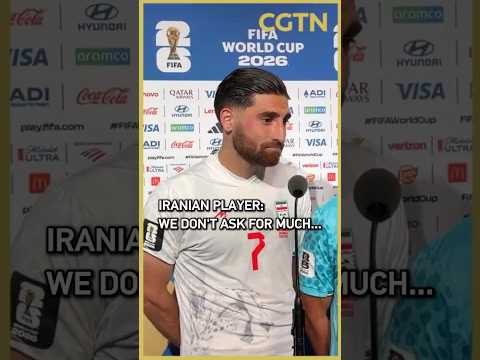 Iranian player: We don't ask for much, just fairness