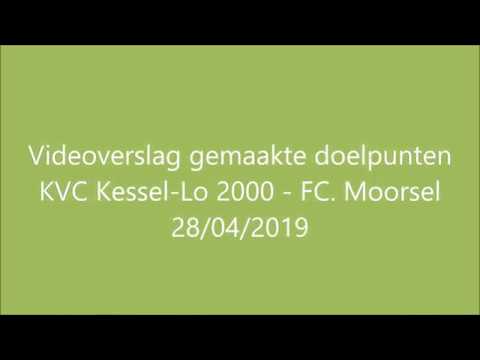 Videoverslag gemaakte doelpunten KVC Kessel- Lo 2000 - FC. Moorsel