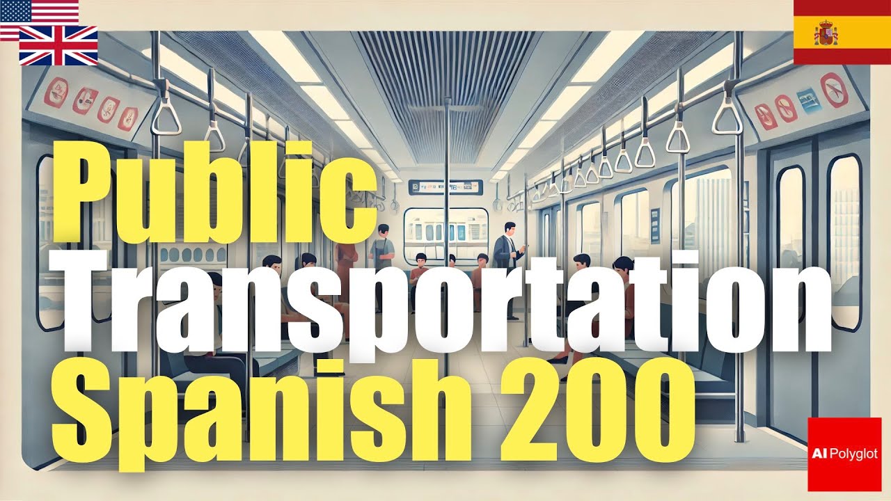 Public Transportation Spanish 200 | Passive listening | with hiragana Public Transportation Spanish 200 | Passive listening | with hiragana