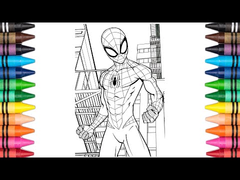 MARVEL SPIDER-MAN Coloring Page #66 | Elektronomia - Limitless - Sky High [NCS Release]