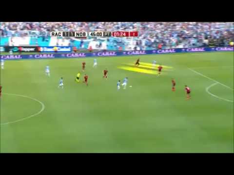 2do Gol de Bou. Racing 2-1 Newell's Old Boys (Torneo 2016)