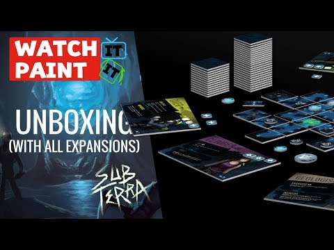 Sub Terra - Deluxe Edition (All Expansions) Unboxing