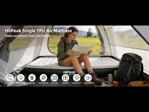 How to Use Your HiiPeak TPU Air Mattress for the First Time