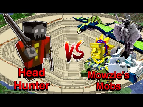 100 Hundred Plus - Minecraft |Mobs Battle1.18.2| Head Hunter (The Head Hunter Mod)VS Mowzie's Mobs