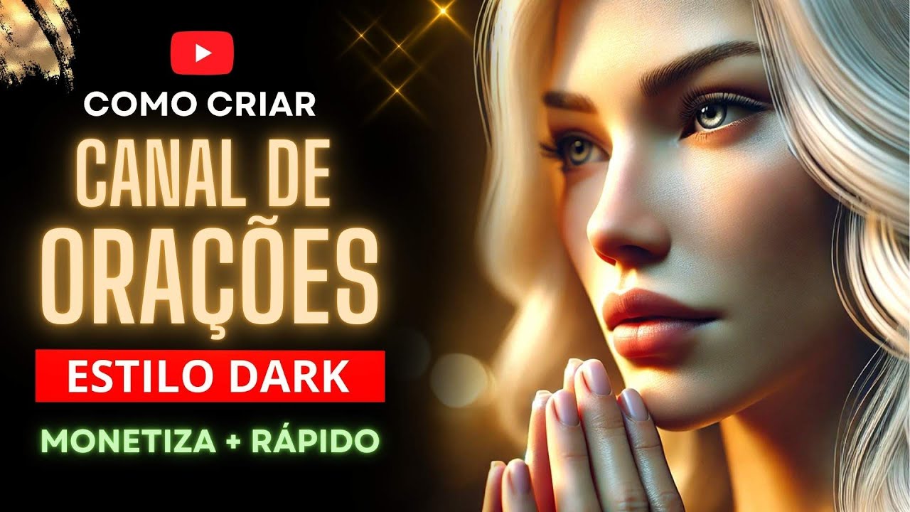 COMO CRIAR VÍDEOS PARA CANAL DARK DE ORAÇÃO e MONETIZAR MAIS RÁPIDO.