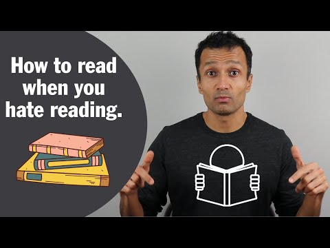 How to read when you hate reading.