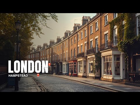 Walking in Calming Village of Hampstead London | 4K HD 2025
