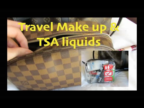 Travel Make up and TSA Bag