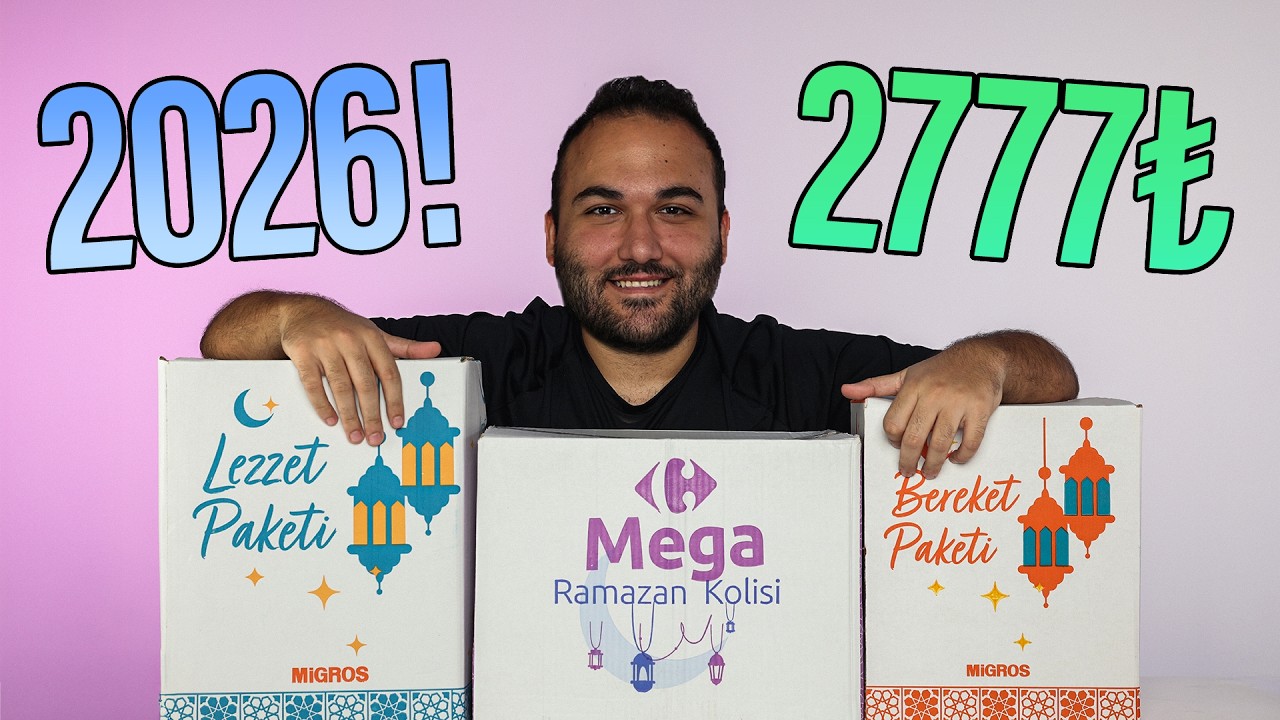 RAMAZAN PAKETLERİNİ İNCELEDİM! 2026