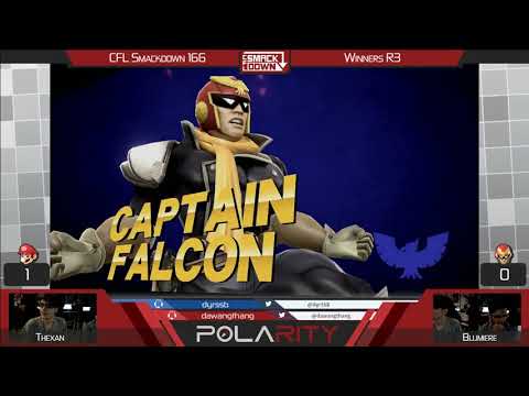 CFL Smackdown 166 WiiU - Thexan (Mario) vs Blumiere (Falcon) - Winners R3