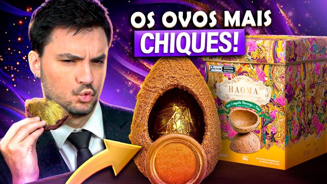 PROVAMOS OS OVOS DE PÁSCOA CAROS - TEM DE GORGONZOLA