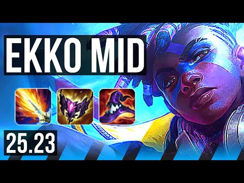 EKKO vs SYNDRA (MID) | 23/1/3 | EUW Master | 25.23