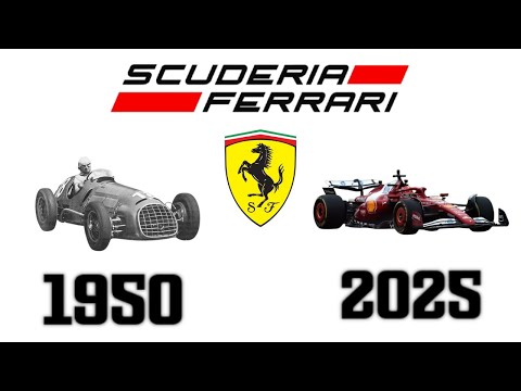 The Evolution of Ferrari F1 Cars: 1950 to 2025