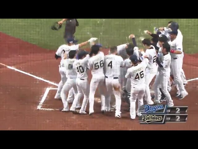 【10回裏】会心の一撃!! バファローズ・ロメロが勝負を決めるサヨナラ2ラン!! 2017/6/9 Bs-D