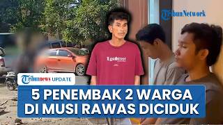 Detik-detik 5 Pelaku Penembakan 2 Warga di Musi Rawas Sumsel Ditangkap Polisi seusai Kabur