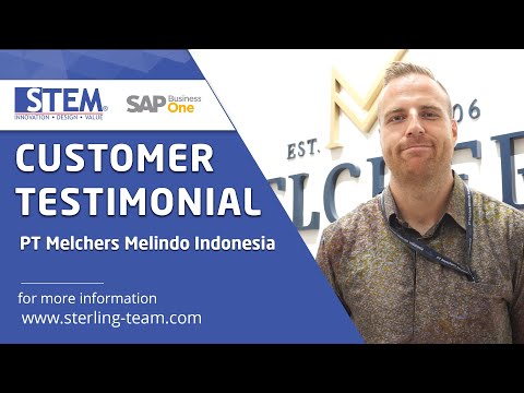 Video kisah sukses implementasi SAP Business One HANA di PT. Melchers Melindo Indonesia, industri Distribusi