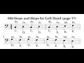 002-Steps and Skips for Left Hand (page 77) music sheet